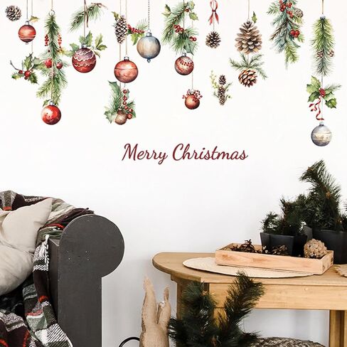 4 Sheets Christmas Realistic 3D Mouse Hole Wall Decals Cute Mouse in Hole Wall Stickers Removable Funny Mouse Hole Wall Stickers for Wall,Home,Kids Room, Living Room, Bedroom,Nursery Decor in Saudi Arabia