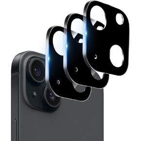 Dengduoduo 【3 Pack】 Tempered Glass Camera Lens Protector for iPhone 14 6.1" & iPhone 14 Plus 6.7", Ultra HD, 9H Hardness, Anti-Scratch, Case Friendly, Easy to Install [No Affect on Night Shots]