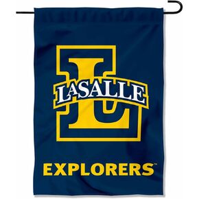 Lasalle Explorers Wordmark Garden Banner Flag