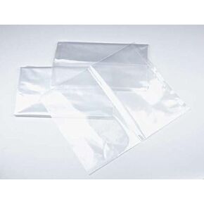 MagicWater Supply 11" x 15" 1 mil. - Clear Plastic Flat Open Poly Bag - Extra Strength (100 Pack) Brand
