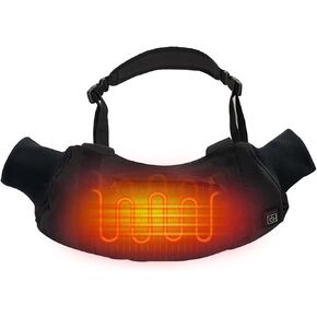 Heated Hand Warmers Pouch Electric Heated Hand Muff with 3-Level Heat Setting, Adjustable Strap, 2 Pocket, and USB Plug Hand Warmer Pouch for Football, Golf, Hunting, Fishing, Camping(No Power Bank)