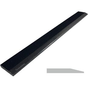 Single Hollywood Absolute Black Polished Granite Threshold for Floor Transitions (5" x 36")