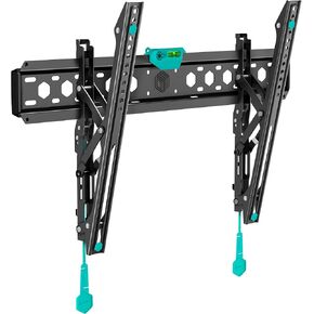 ONKRON Tilting TV Wall Mount for 32-70 Inch Screen up to 132 lbs, Slim TV Wall Mount Tilt Down max 400x400 VESA Universal Wall Mount for TV - Low Profile TV Mount Bracket/Flush TV Mount Flat White