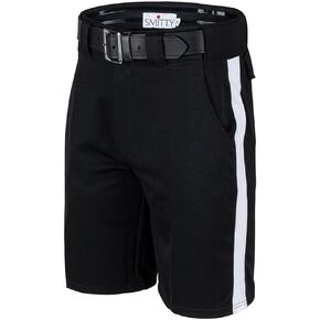 Smitty | FBS-181 | Football Shorts | 9" Inseam | 1.25" White Stripe | Premium Knit Polyester Fabric | Elite Quality