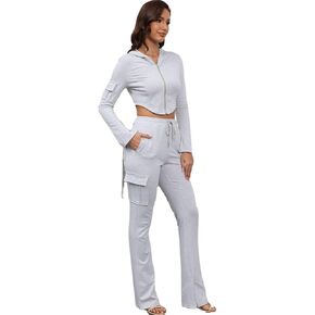 2 Piece Sets for Women Causual Outfits,Stylish Hoodie Ladies Jogger Sets for Women Sweatshirt 2 Piece Sets Sweatpants
