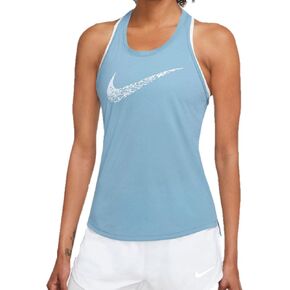 Nike Swoosh Women's Running Tank Top (Worn Blue/White) Size XL