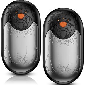 Hand Warmers Rechargeable 2 Pack, 8000mAh Electric Reusable Hand Warmer, Magnetic 2 in 1 Puppy-Shaped Portable Pocket USB Handwarmers with All Day Warmth, Best Warm Winter Gift Women Men
