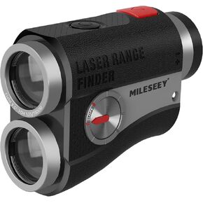 MilESEEY PFS2 محدد نطاق الجولف مع منحدر، 1100 ياردة مع مكتشفات نطاق مغناطيسية، ± 0.5 ياردة دقة محددات نطاق الليزر للعب الجولف، 450 ياردة اهتزاز قفل عمود العلم، هدايا مكتشف المدى للرجال