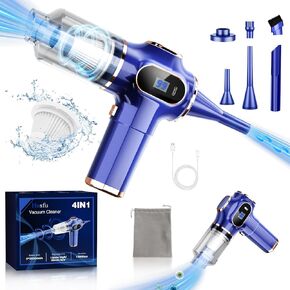 Vacuum Cordless Car Vacuum Cleaner Handheld,12000PA High Power Suction Rechargeable Suction Vacuum,4 in 1 Portable Car Accessories