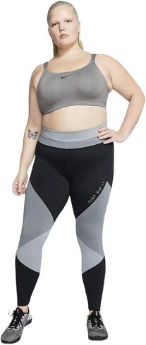 Nike Dri-FIT Bold Women's High-Support Padded Underwire Sports Bra (Plus Size, 40DD) Gray in Saudi Arabia