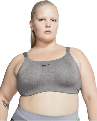Nike Dri-FIT Bold Women's High-Support Padded Underwire Sports Bra (Plus Size, 40DD) Gray in Saudi Arabia