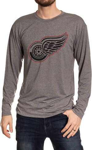 NHL Mens Performance Rash Guard Base Layer Long Sleeve Shirt in Kuwait