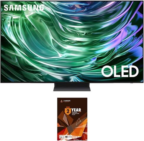 تلفزيون سامسونج QN42S90DAEXZA الذكي مقاس 42 بوصة بدقة 4K OLED مع تقنية Dolby Atmos وخطة حماية العنبر لمدة عامين (2024) in Saudi Arabia