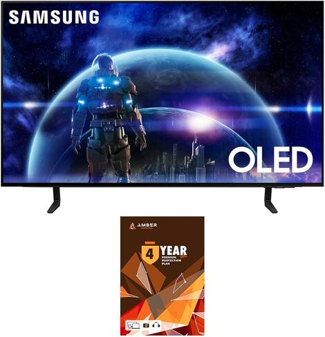 SAMSUNG QN42S90DAEXZA 42 Inch 4K OLED Smart TV with Dolby Atmos and 2 Year Amber Protection Plan (2024) in Kuwait