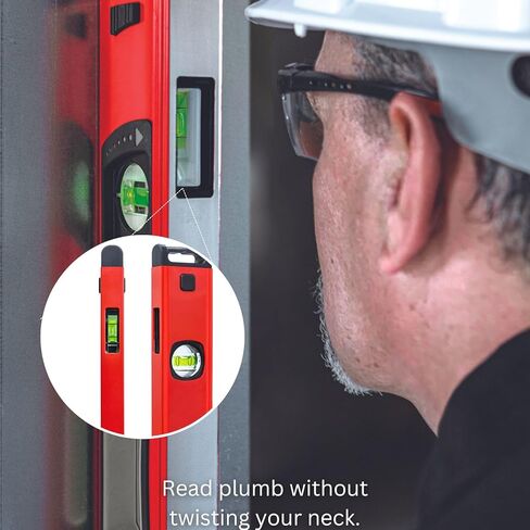 Kapro - 995-41X Vulcan Professional Box Level - Magnetic - Features Shock-Resistant Vials and Dual-View Plumb Site - VPA Tested - 24 Inch in Saudi Arabia