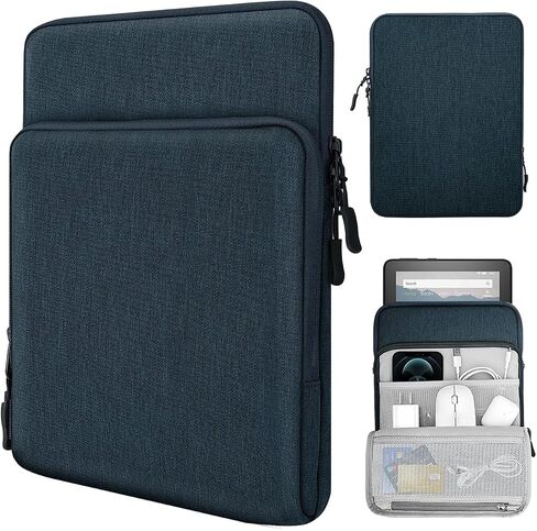 TiMOVO 9-11 Inch Tablet Sleeve for iPad Air 11 Inch 2024, iPad Pro 11 Inch 2024, iPad 10.2 2021-2019, iPad 10th 10.9 2022, iPad Air 5/4, Galaxy Tab A8 10.5/S8 11", Protective Bag with Pockets, Black in Saudi Arabia