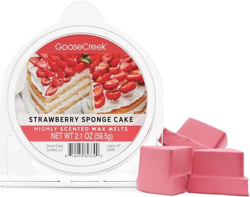 Goose Creek, Strawberry Sponge Cake Scented Wax Melt, 2.1oz, Sweet in Saudi Arabia