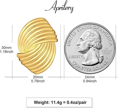 Gold Geometric Earrings for Women, Trendy Chunky Gold Stud Earrings Vintage Statement Earrings Hypoallergenic Dupes Jewelry for Women Gifts for Her in Kuwait