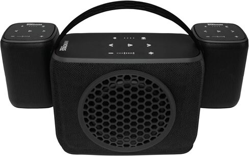 Rocksteady Stadium 2: Four Speakers and One Subwoofer Bundle - Immersive, connectible, and up to 150 ft of range. Up to 30 hours of battery life. in Saudi Arabia