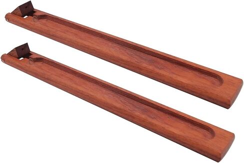 TRENDBOX Adjustable Angle Wood Incense Holder Ash Catcher - 2 Pack in Saudi Arabia