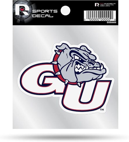 Rico Industries NCAA Gonzaga Bulldogs 4x4 Decal in Saudi Arabia