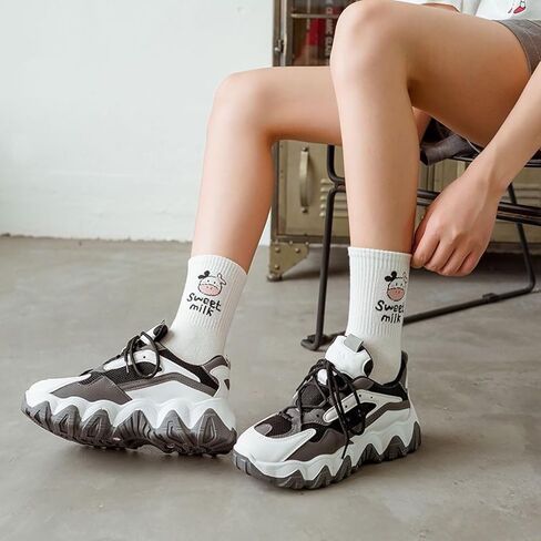 Zebra Pattern Crew Socks Animal Print Funny Crazy Novelty Socks Cool boot Socks for Women, Men, Ladies, Girls, 5 Pack in Kuwait