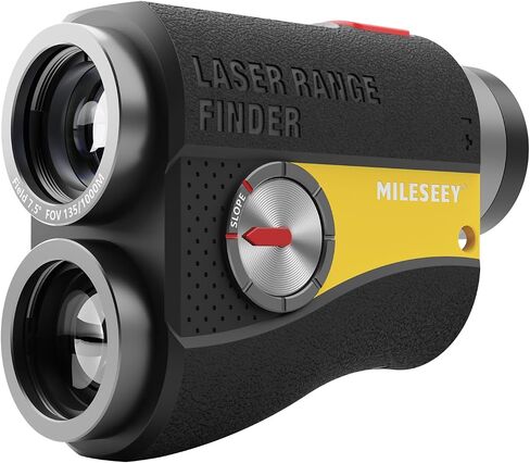 MilESEEY PFS2 محدد نطاق الجولف مع منحدر، 1100 ياردة مع مكتشفات نطاق مغناطيسية، ± 0.5 ياردة دقة محددات نطاق الليزر للعب الجولف، 450 ياردة اهتزاز قفل عمود العلم، هدايا مكتشف المدى للرجال in Kuwait