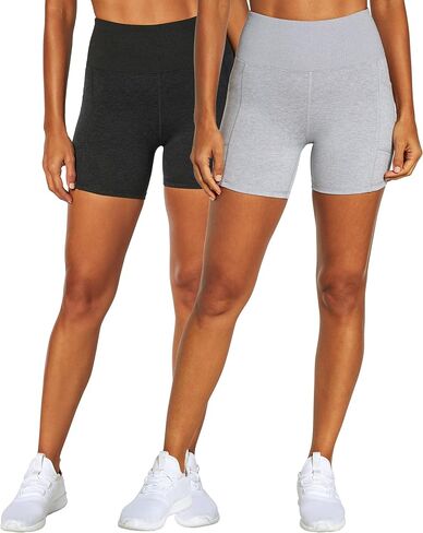 Zobha Women's Bailey 5" Pocket Short-2 Pack in Saudi Arabia