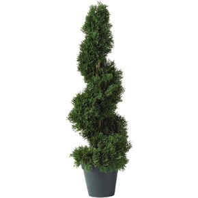 Nearly Natural 2ft. Cedar Spiral Silk Tree (Indoor/Outdoor)