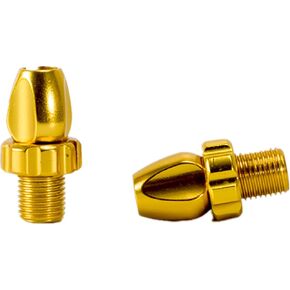 Bike Brake Cable Handle Lever Adjusting Screws, 2Pcs 10mm Brake Levers Adjuster Screw Fasteners Bolts Mountain Bikes Brake Handle Levers Bikes Part for Mountain Bike Accessories, Gold