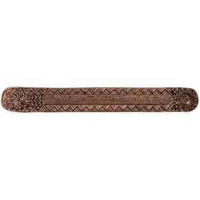 Hosley Set of 6 Wooden Incense Burners in Striking Red 10 Inches Long Natural Wood Holders for Safe and Stylish Incense Rituals