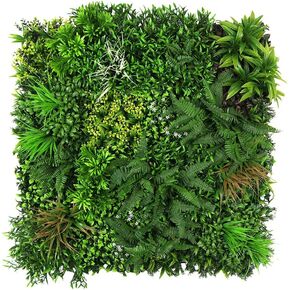 40"x40" Artificial Greenery Hedegs Wall, Vertical & Wall Planters Faux Ivy Leaves Backdrop, Verticial Garden Privacy Fence Screen,