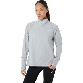 Asics 2012C022021L W Thermopolis Half Zip Light Grey Heather L