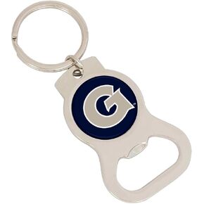 Desert Cactus Georgetown University Bottle Opener Keychain Hoyas GU Car Keys (Silver Bottle)