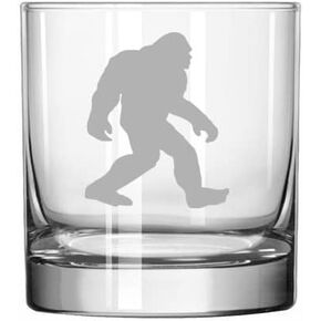 العلامة التجارية MIP 11 أونصة Rocks Whisky Highball Glass Bigfoot Sasquatch