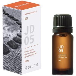 IKI Japanese Design Air Pure Essential Oil, with Hinoki, Juniper, Cypress, Rosalina, Spike Lavender, 10ml