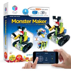 Monster Maker Kit – Remote Control Robotics Kit - STEM Learning Toy for Kids Age 8 and Up