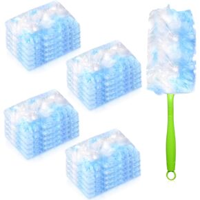 عبوات المنفضة مع عبوات المنفضة، 20 عددًا 180 عبوة منافض شديدة التحمل، مجموعة منافض غبار متعددة الأسطح شديدة التحمل لتنظيف المطابخ وغرف النوم والحمامات والدراسات والسيارات والأثاث والستائر in Kuwait