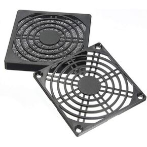 60mm Computer Cooling Fan Dust-Proof Filter, Plastic Filter Guard for Cooling Fan Computer Case Dustproof Filter 3 in 1 Fan Dust Filter Cover Guard Fan Protector Dust Filter (Pack of 4)