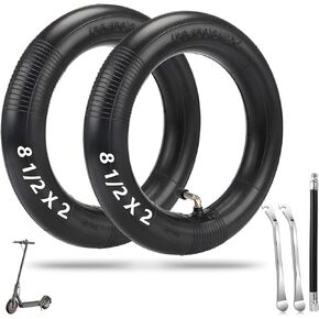 2-Pack 8.5x2 Scooter Inner Tube - 50/75-6.1 Scooter Tire Tube,8 1/2 x2 Inner Tubes Compatible for Gotrax GXL V2 Hiboy S2 Pro Xiaomi M365 Pro 1S MI3 Lite Pro2 Electric Scooters