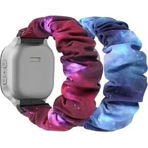 Scrunchies Watch Bands Compatible with Gizmo Watch 3 2 1, Gabb Watch 3 2 1, SyncUP Kids Watch, 20mm, Quick Release, Replacement Wristband for Kids Boys Girls