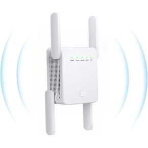 Wifi ExtenderWiFi Range Extender Signal BoosterHigh-Speed Internet Extender WiFi Booster for Home Quick Setup and 50 Devices