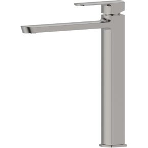 Milano Luxury Bathroom Sink Faucet Single Control - All Metal, Easy Install, Brushed Nickel