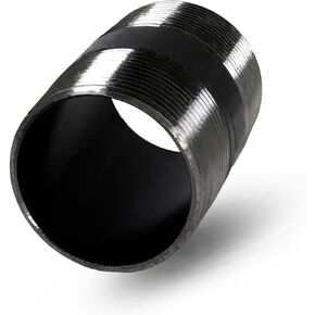 OQCM3030 3" Long Black Steel Nipple Pipe Fitting with 3" Nominal Size Diameter