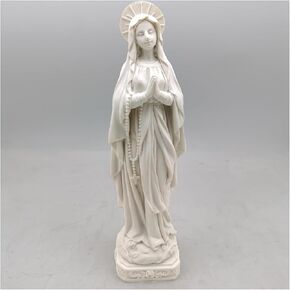 11"Virgin Mary Statue - Our Lady of Lourdes Statue, Catholic Blessed Virgin Mother Mary Statues, Suitable for Religious Collection Gifts and Home Decor
