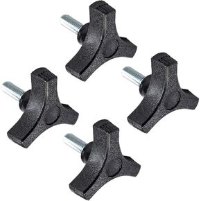 481625-01 Mower 4PK Deck Wing Nut Knob 3/8-16, Fits Scag, Grass Catcher, Cheetah and Turf Tiger STCII-48V-22FS STT-28CAT-SS STT52-22CH Mower Deck Wing Nut Knob