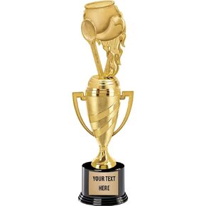 Crown Awards Cooking Trophy, 13" Gold Cup Chili Pot Cook Off Trophies with Custom Engraving Prime
