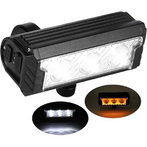 Bike Lights for Night Riding,2500 Lumen 5 Lighting Modes Bike Headlight, USB-C Rechargeable Bike Lights, Ipx5 Water Proof Bike Flashlight for Men Women Kids Road Mountain Cycling