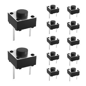 200 Pcs Micro Switch, Normally open Tactile Micro Momentary Push Button Switches Kit