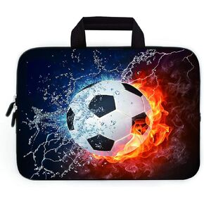 14 15 15.4 15.6 inch Laptop Handle Bag Computer Protect Case Pouch Holder Notebook Sleeve Neoprene Cover Soft Carrying Travel Case for Dell Lenovo Toshiba HP Chromebook ASUS Acer (Colorful Flowers)